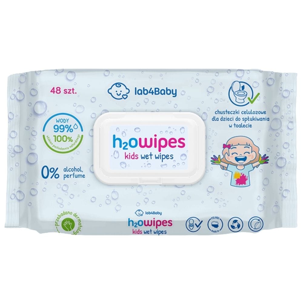 ALG Pharma h2owipes Kids Moistened Wipes - 48 Pieces