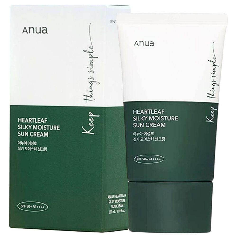 Anua Heartleaf Silky Moisture Sunscreen SPF 50+ PA++++ - 50 ml