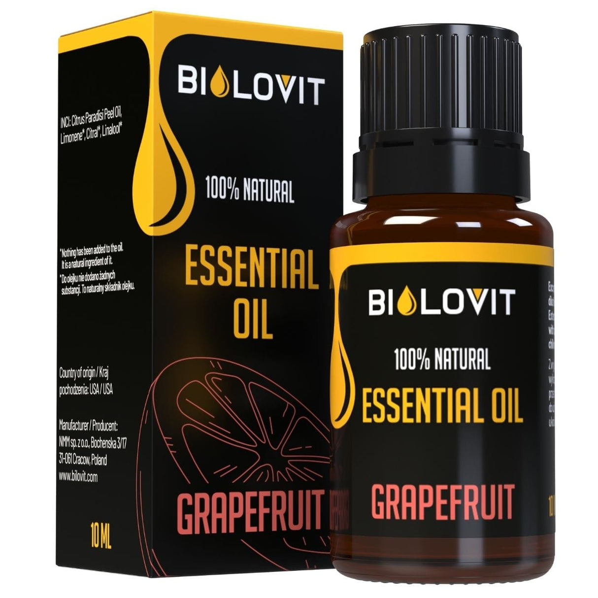 Bilovit Grapefruit Essential Oil - 10 ml