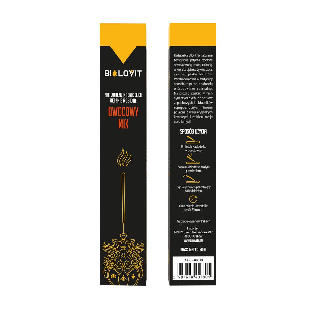 Bilovit Natural Aromatic Incense Sticks Fruit Mix - 40 g