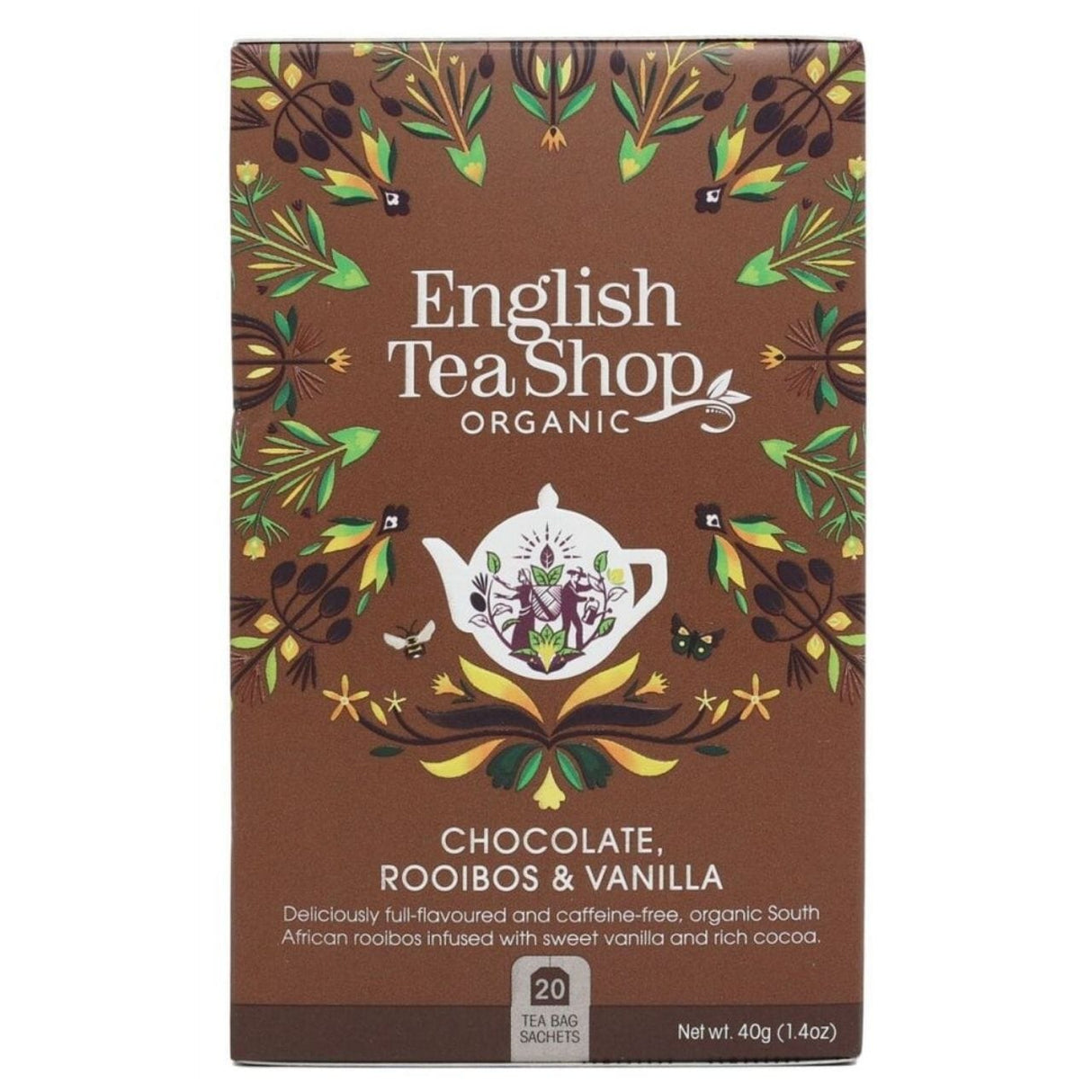 English Tea Shop Chocolate, Rooibos & Vanilla – 20 Sachets