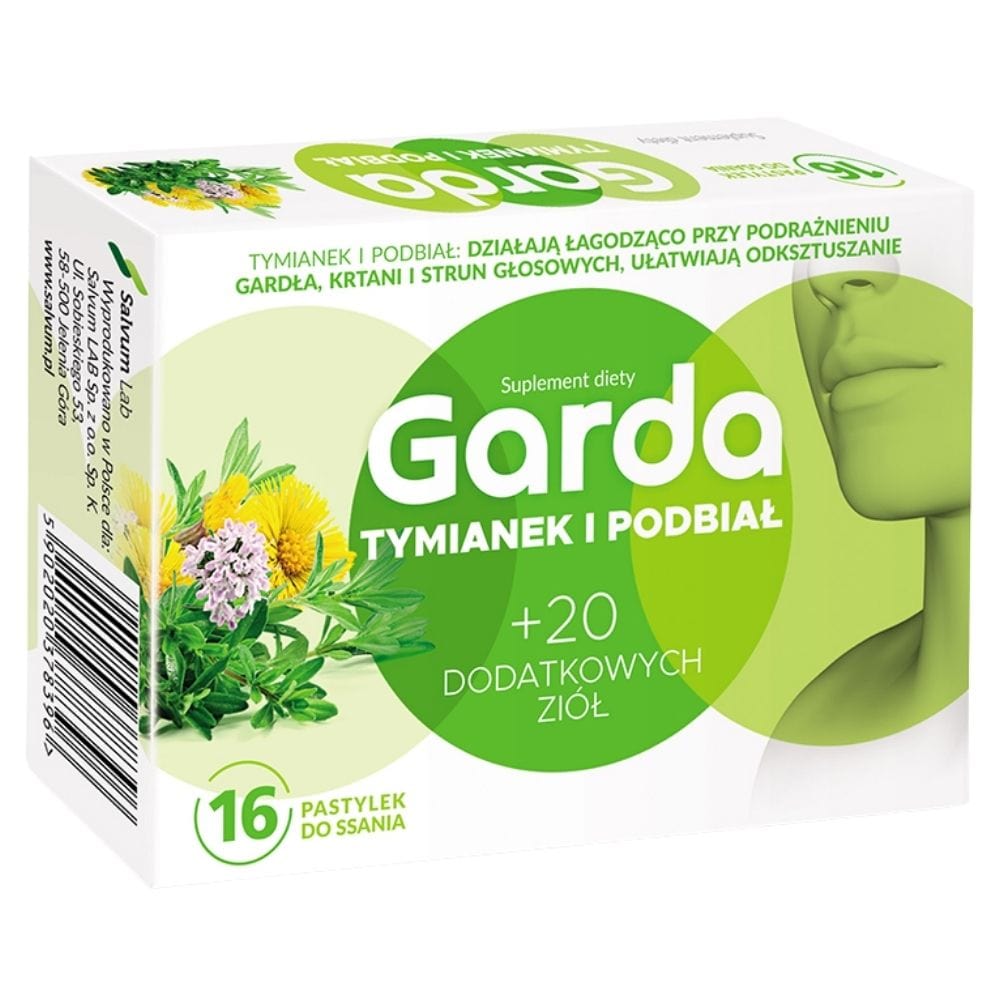 Garda Thyme and Coltsfoot - 16 Lozenges