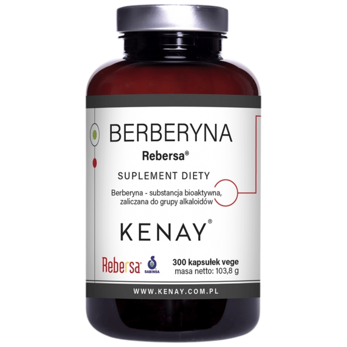 Kenay Berberine REBERSA® - 300 Capsules