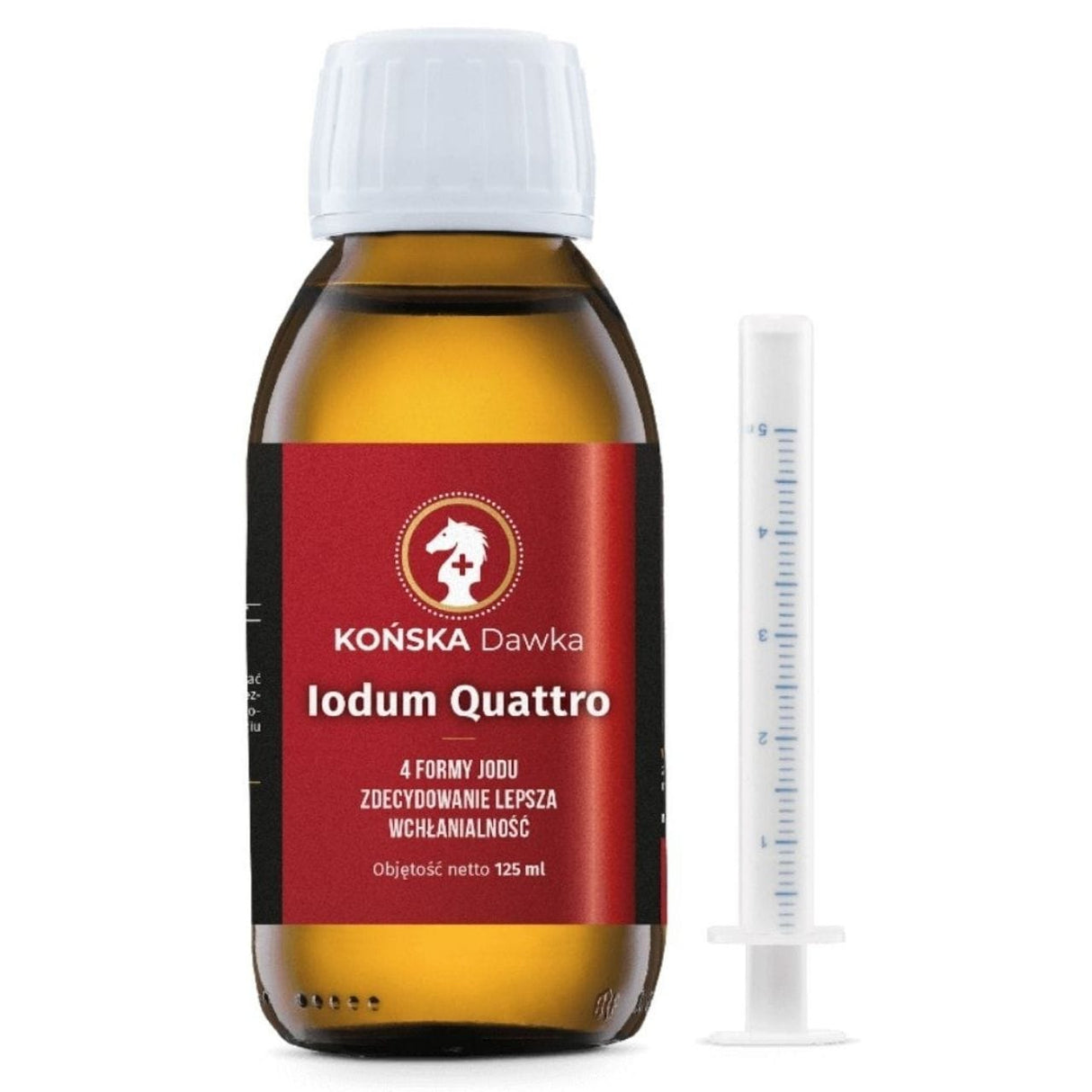 Końska Dawka Iodum Quattro, 4 Forms of Iodine for Pets - 125 ml