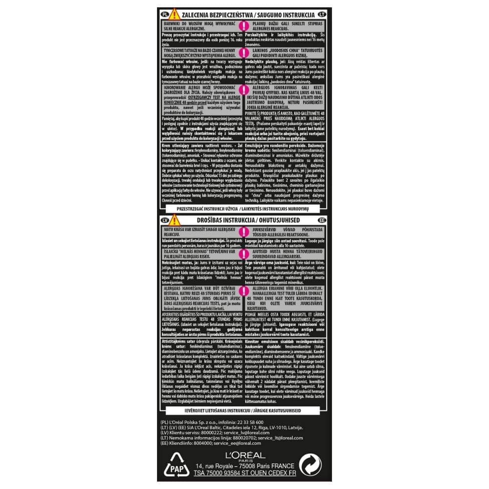 L'Oréal Paris Preference Hair Colour Cool Blondes, 8.1 Copenhagen, Light Ash Blonde