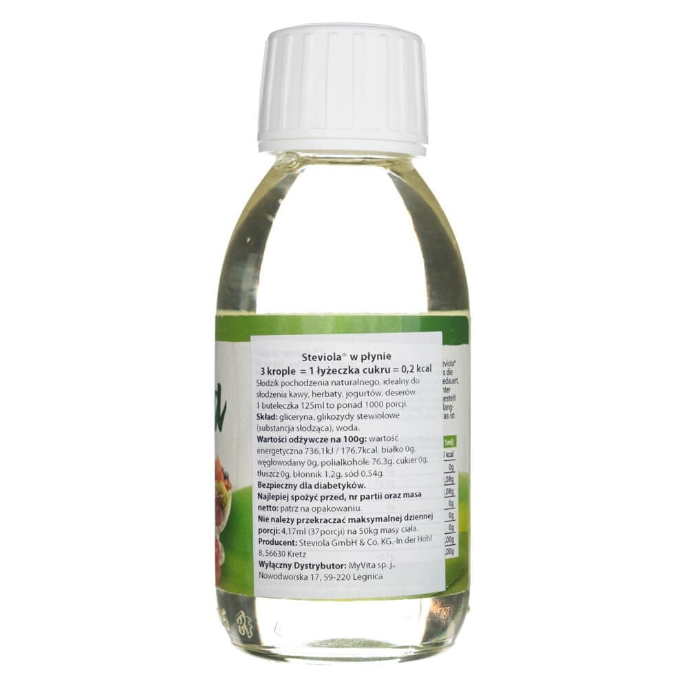 MyVita Steviola Stevia, Liquid Sweetener - 125 ml