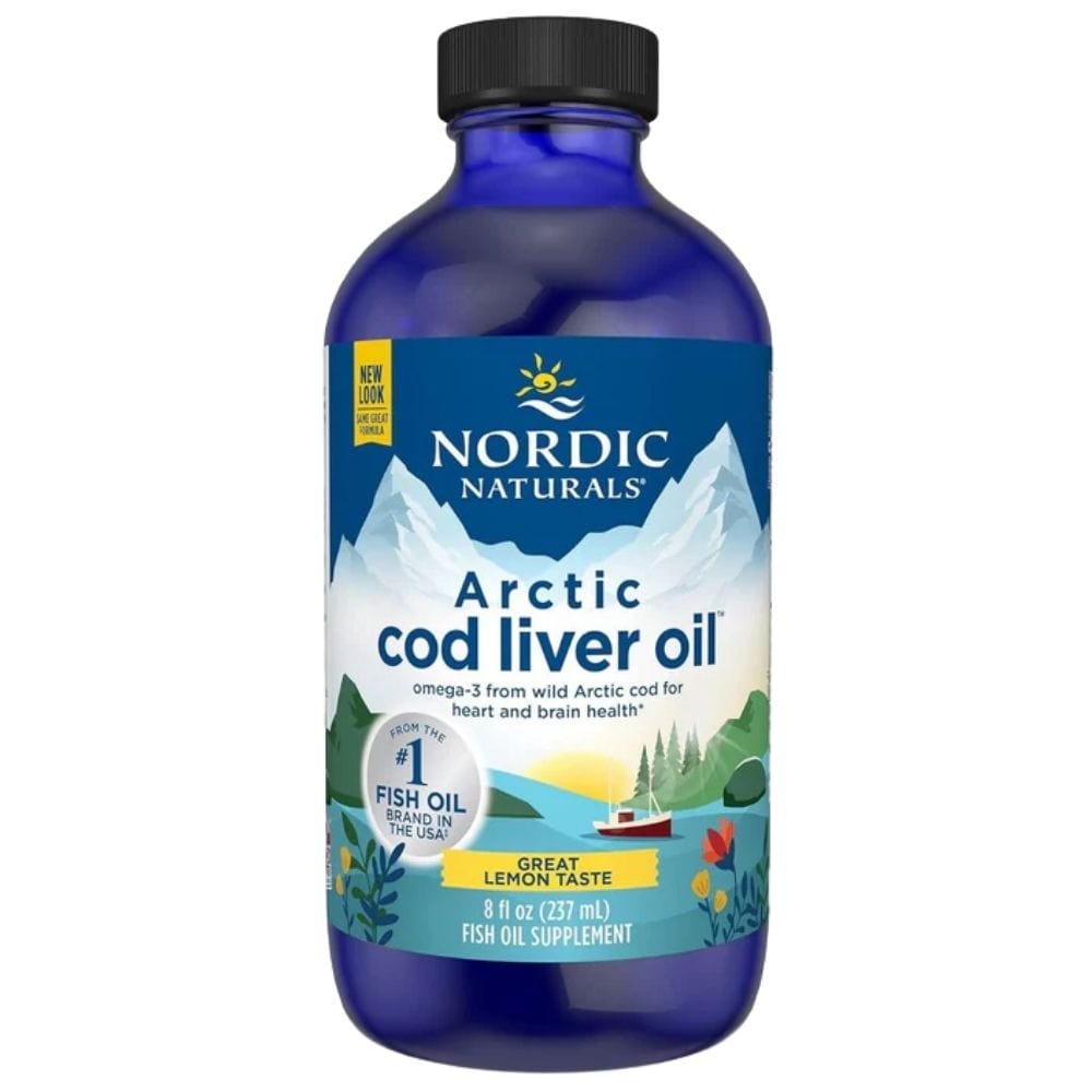 Nordic Naturals Arctic-D Cod Liver Oil, Lemon - 237 ml