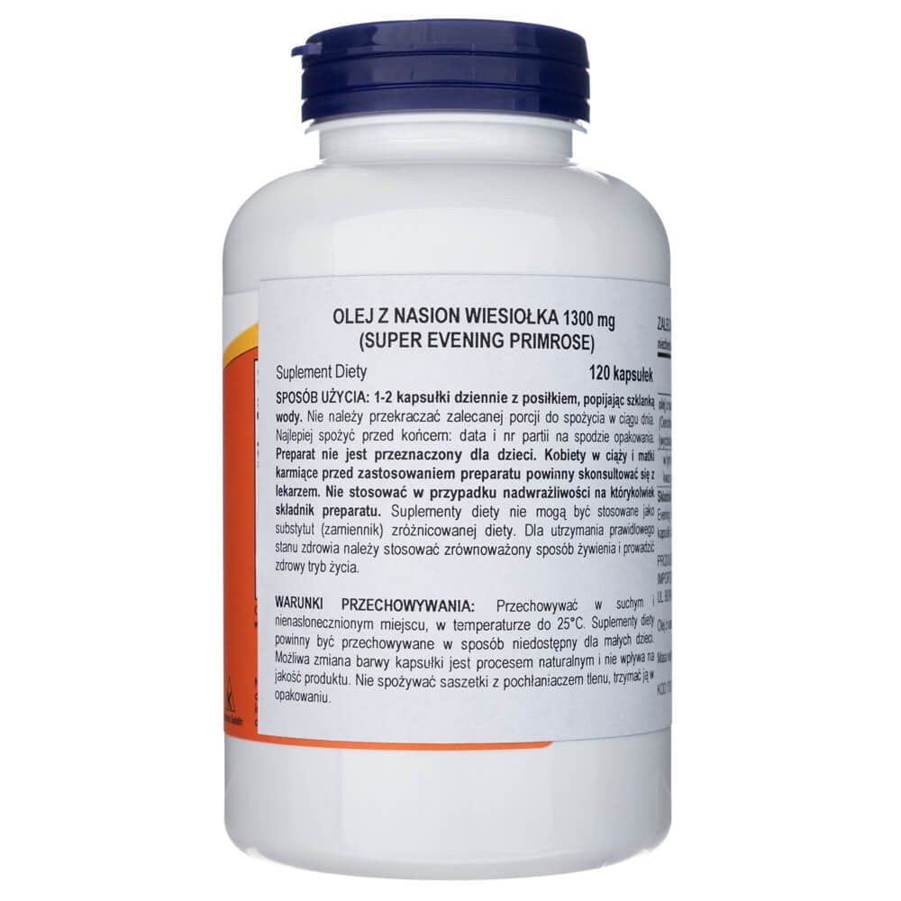 Now Foods Super Primrose 1300 mg - 120 Softgels