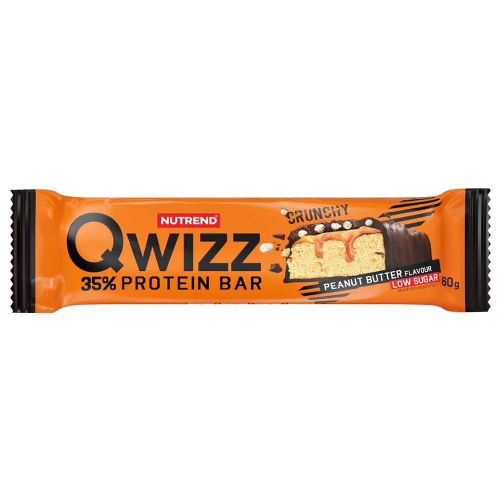 Nutrend Qwizz Protein Bar, Peanut Butter - 12 Pieces