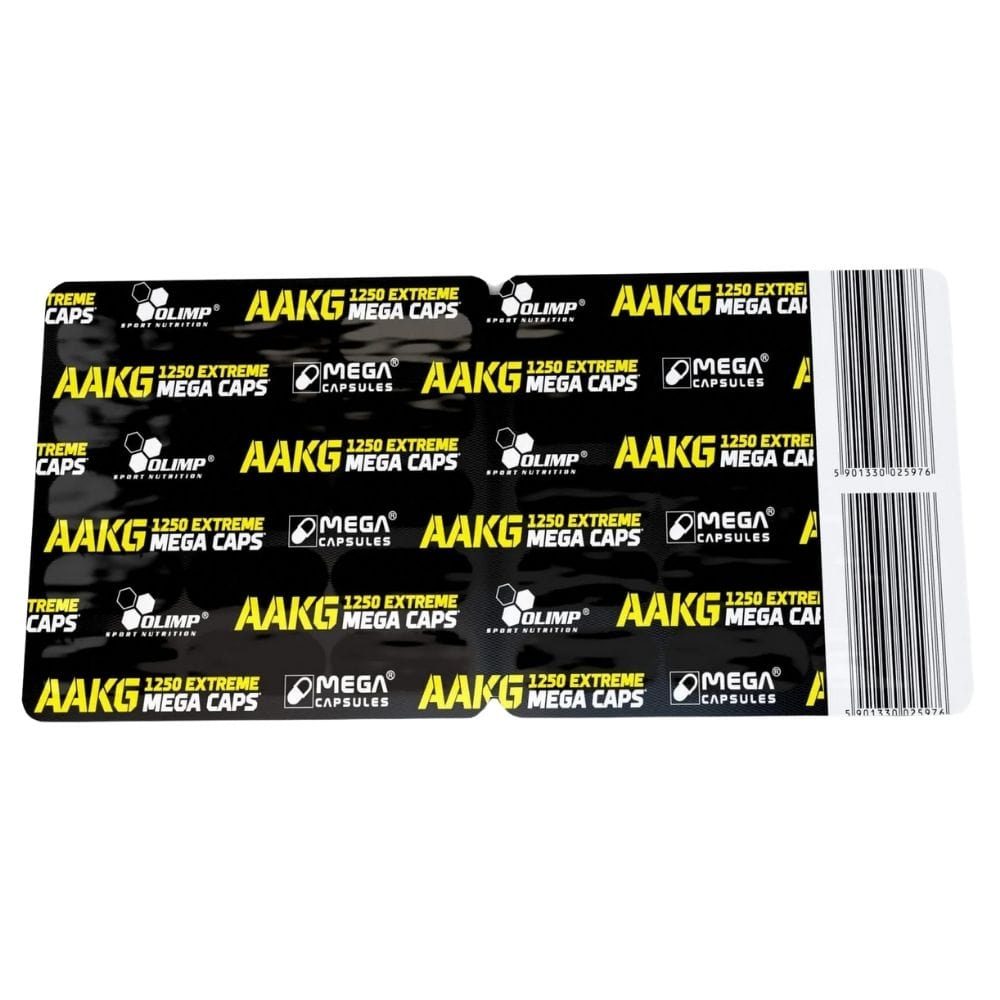 Olimp ArgiPower 1500 Mega Caps - 30 Capsules (Blister Pack)