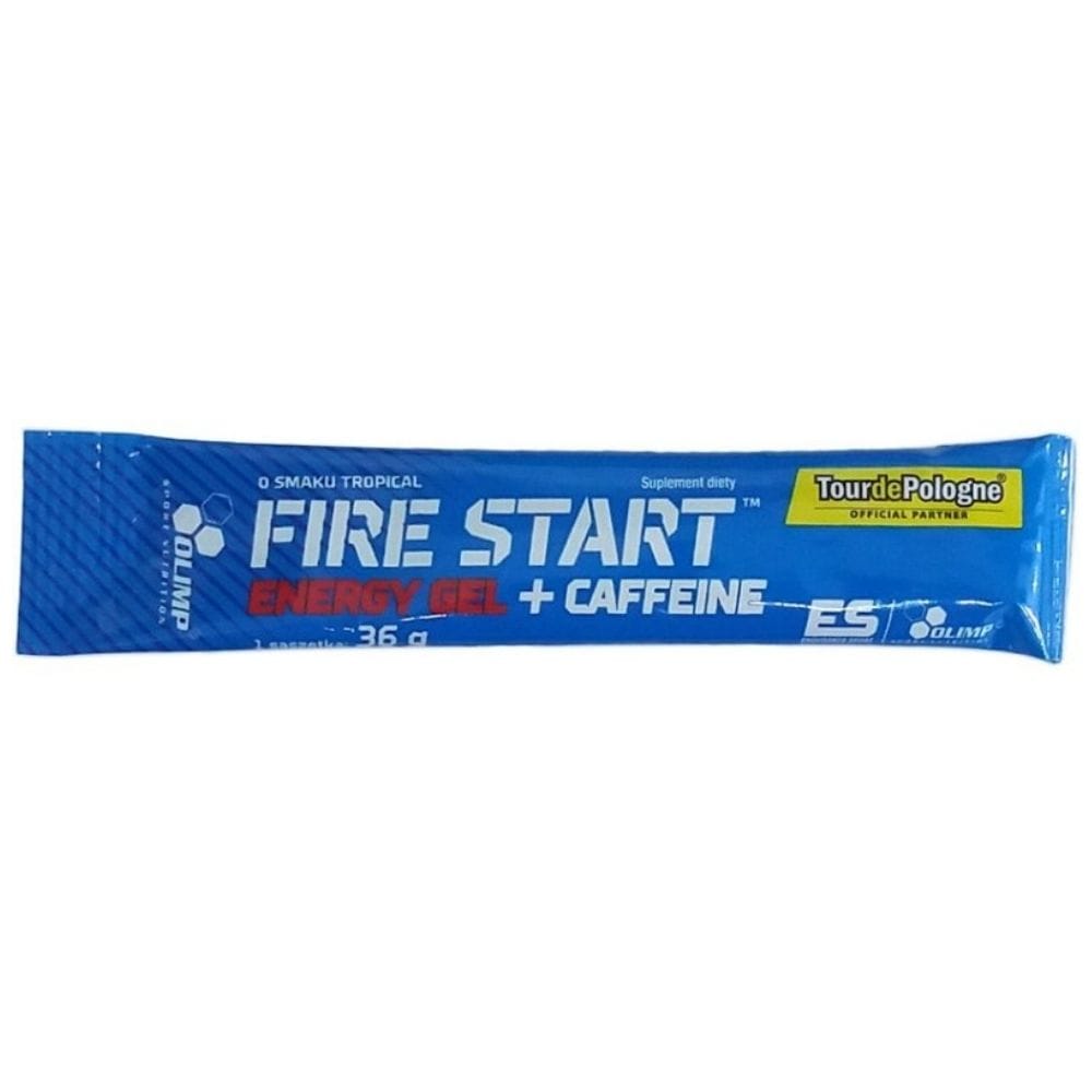 Olimp Fire Start Energy Gel + BCAA Stick, Tropical Fruits - 36 g