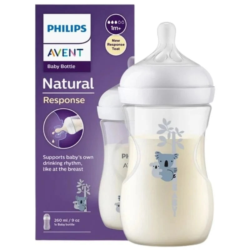 Philips Avent Responsive Baby Bottle Natural, Koala - 260 ml