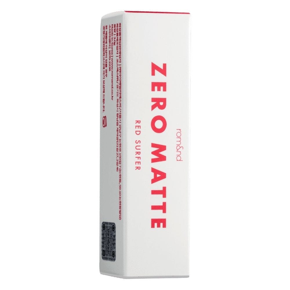 Rom&nd Zero Matte Lipstick, 019 Red Surfer- 3 g