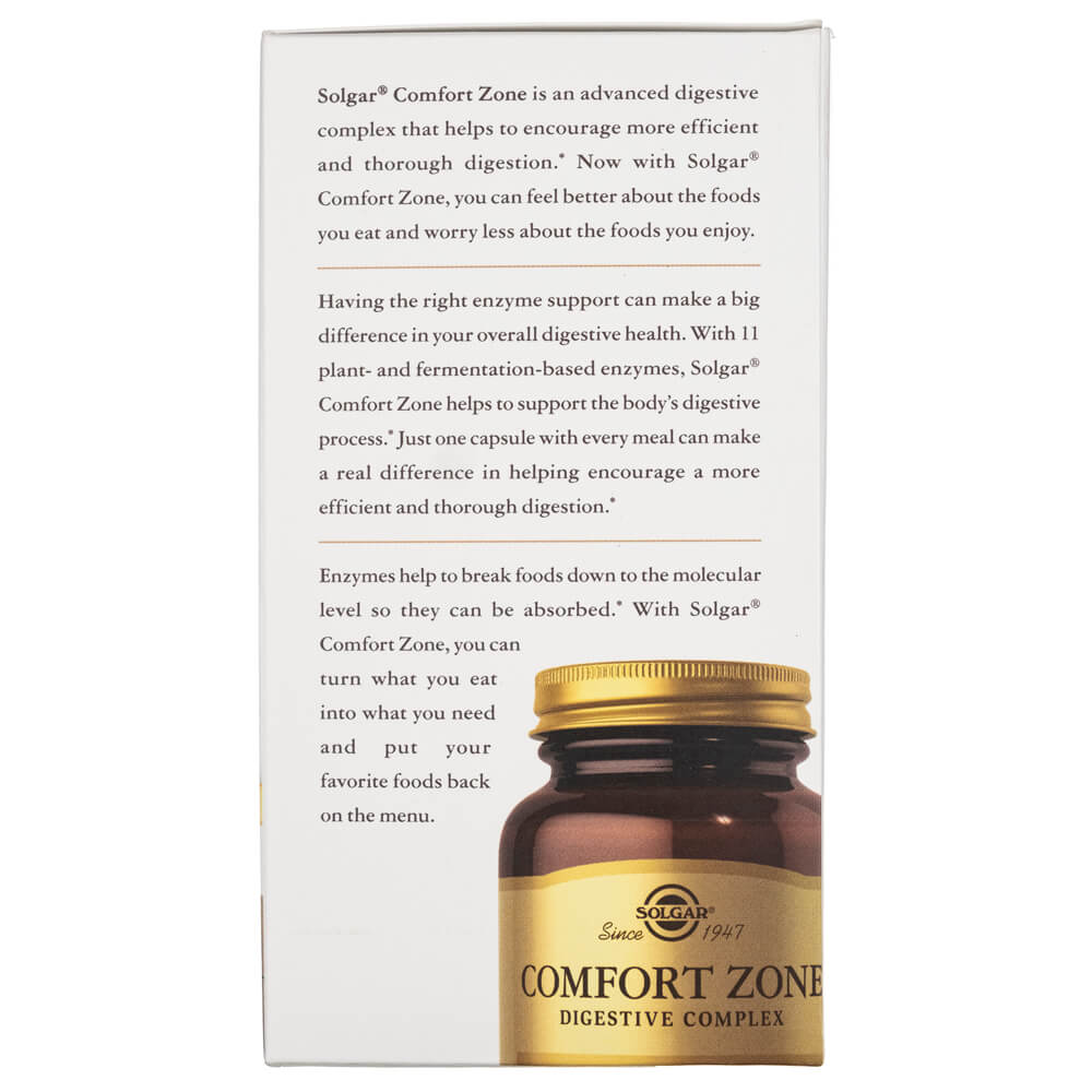 Solgar Comfort Zone Digestive Complex - 90 Veg Capsules