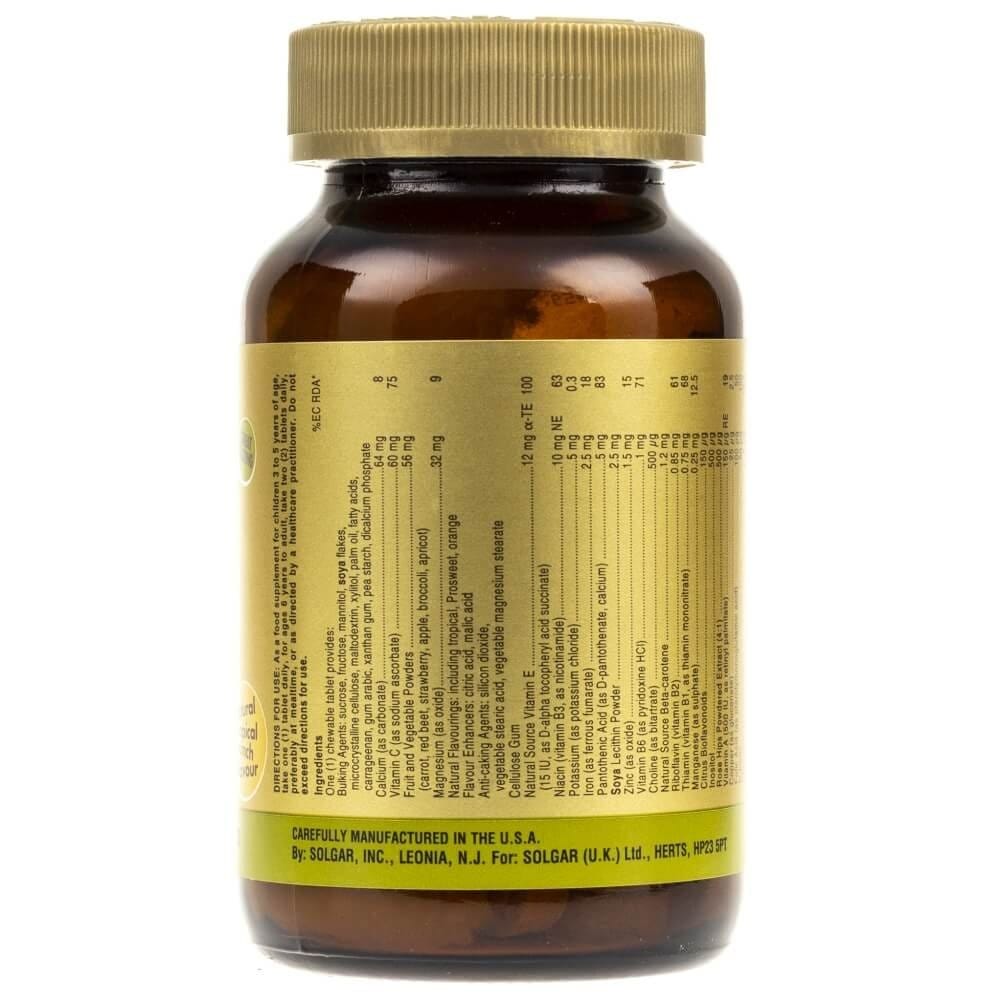 Solgar Kangavites Children's Vitamins, Tropical Flavour - 60 Lozenges