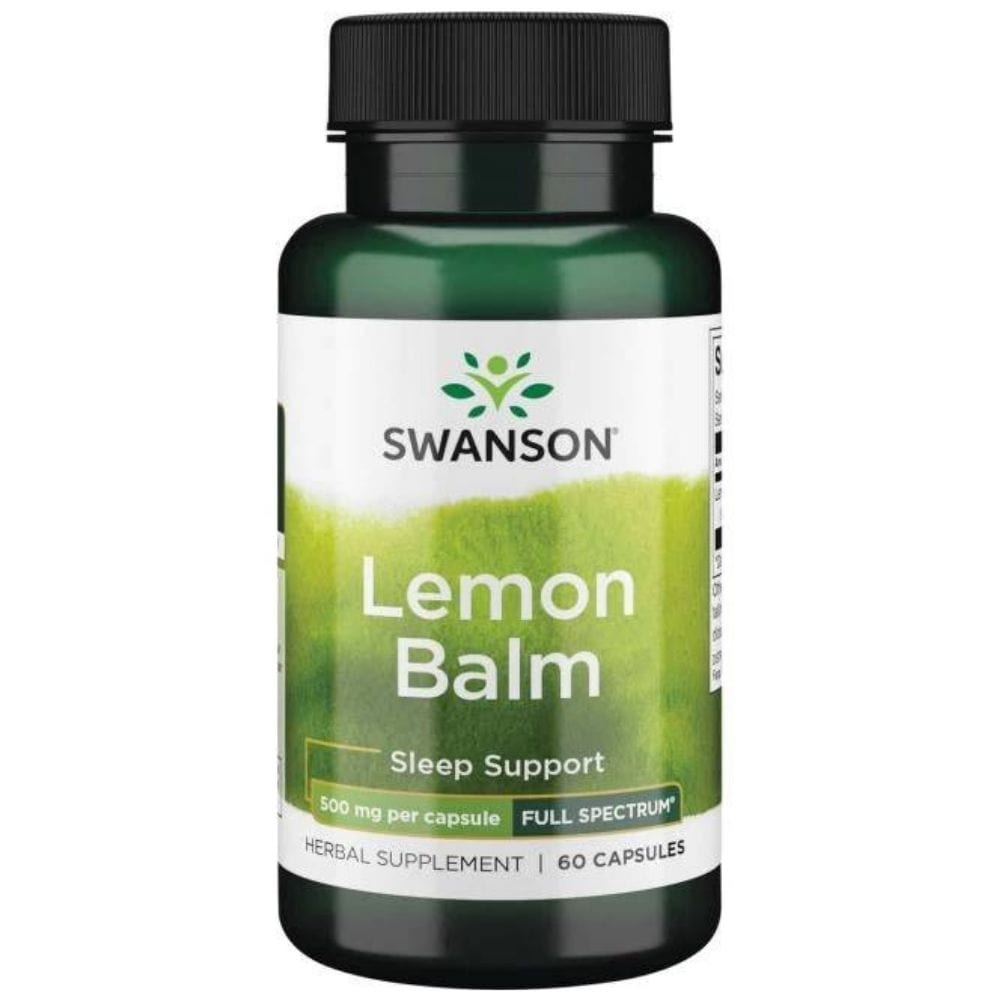 Swanson Full Spectrum Lemon Balm - 60 Capsules