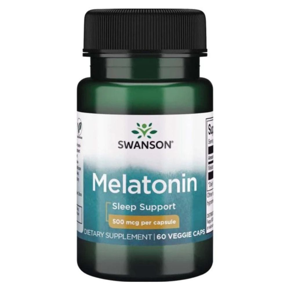 Swanson Melatonin 500 mcg - 60 Capsules