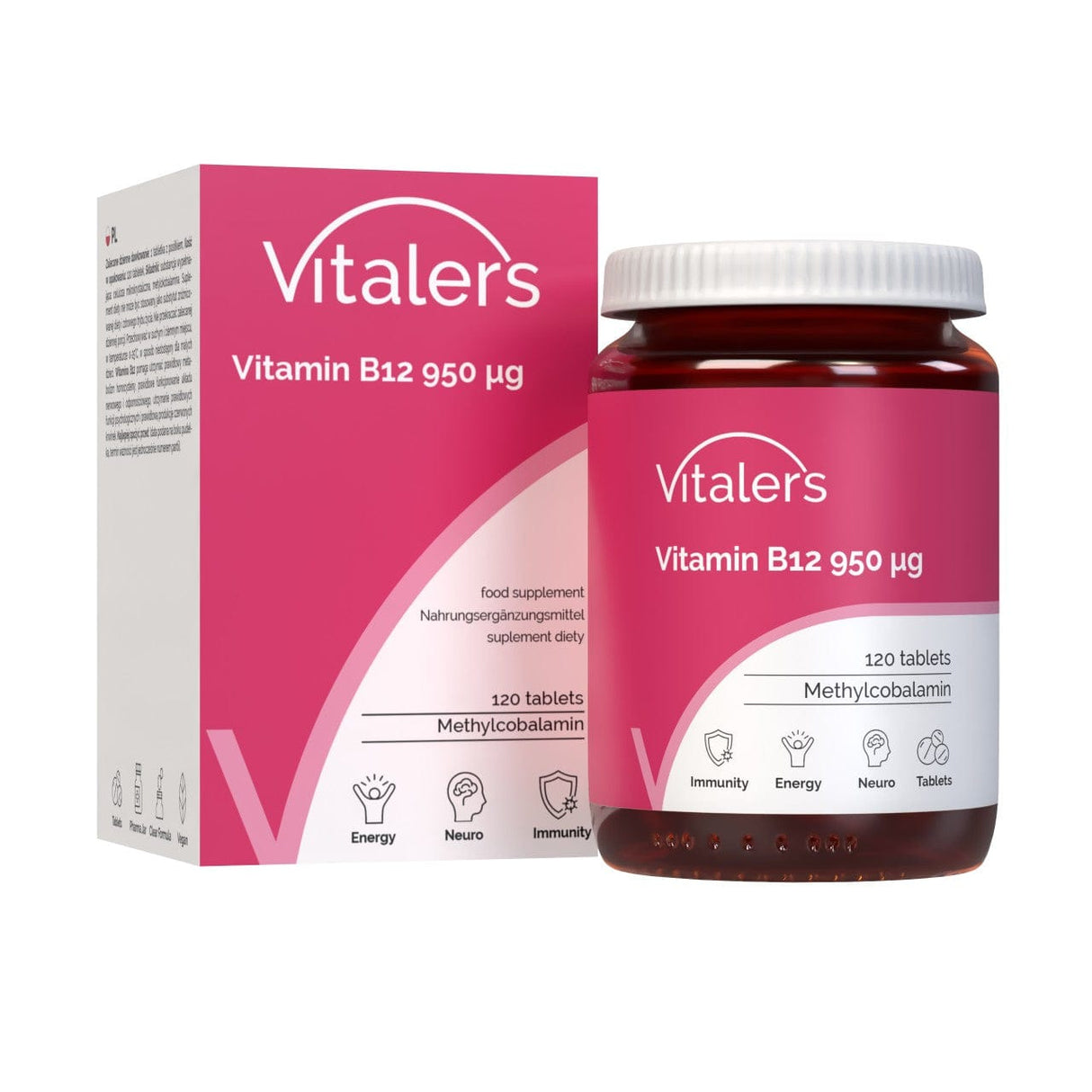 Vitaler's Vitamin B12 950 mcg - 120 Tablets