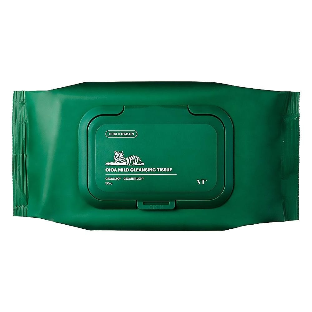 VT Cosmetics Cica Mild Cleansing Tissue - 50 Pieces