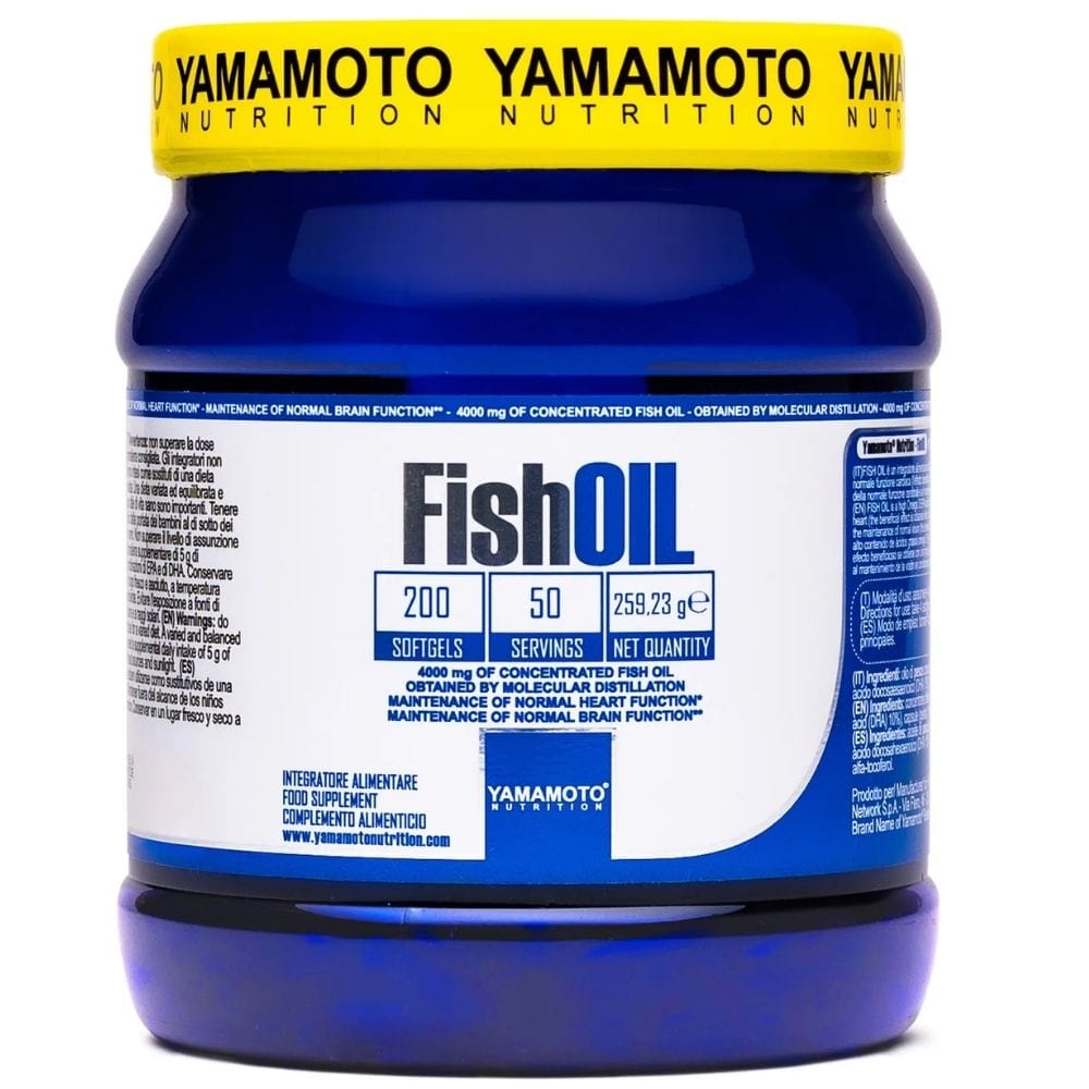 Yamamoto Fish Oil 1000 mg - 200 Capsules