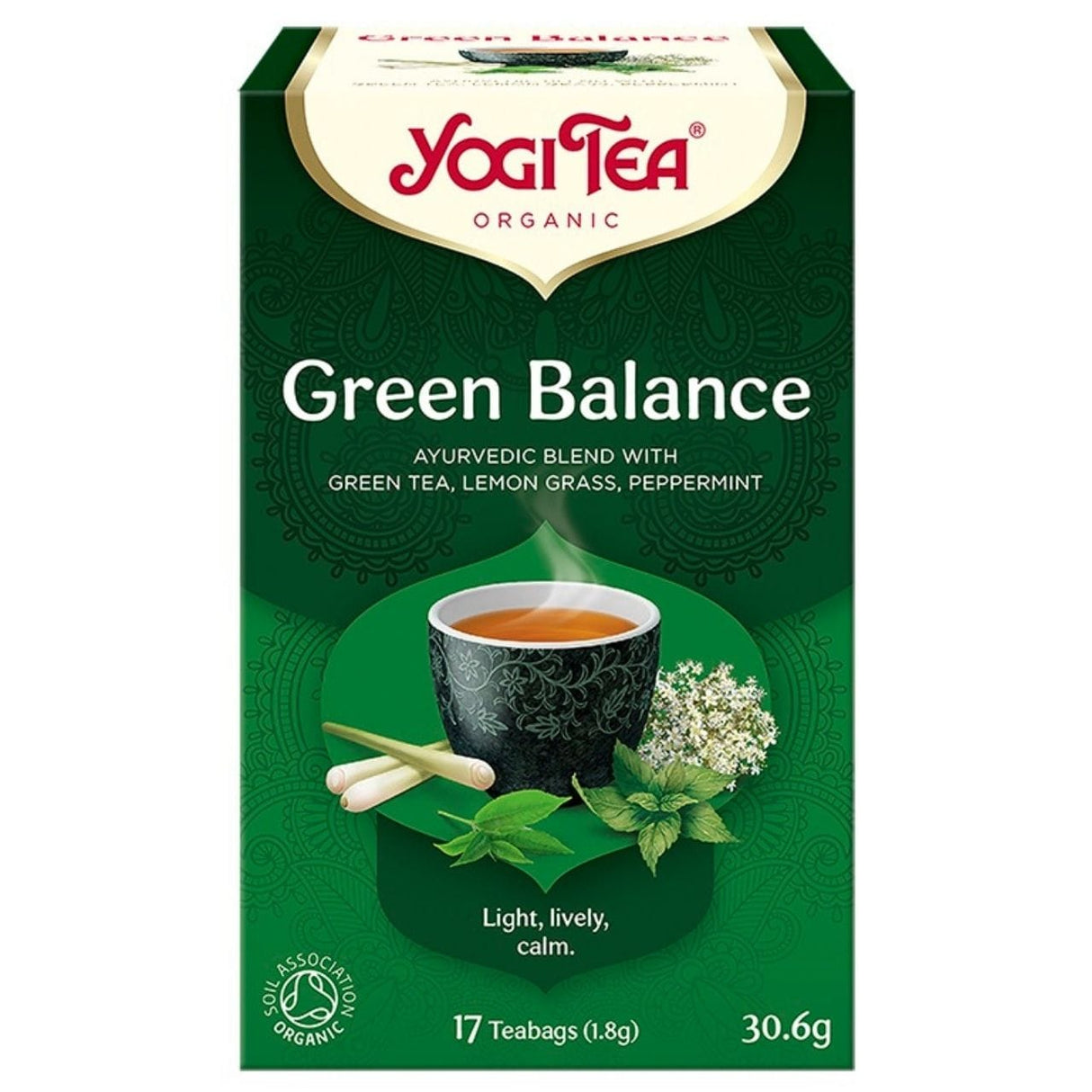 Yogi Tea Green Energy Green Tea with Kombucha - 17 Sachets