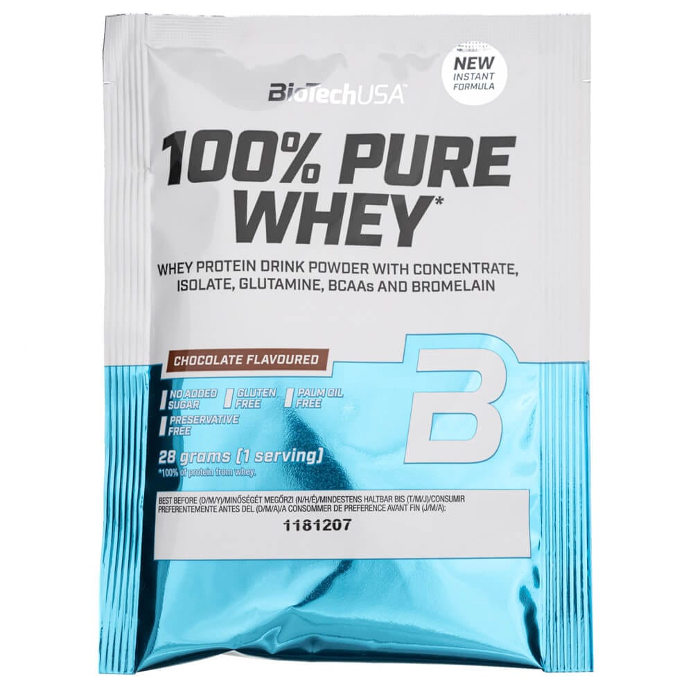 BioTech USA 100% Pure Whey, Chocolate Flavoured - 28 g