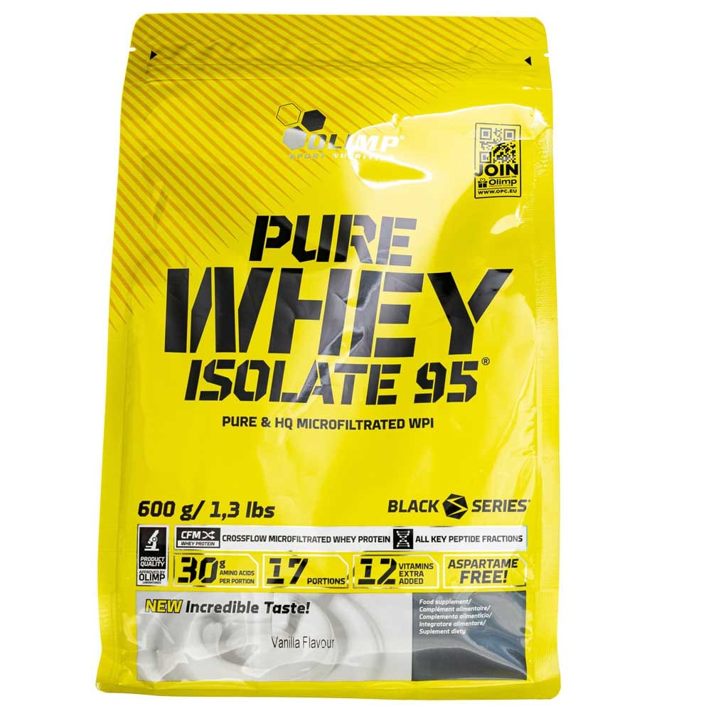 Olimp Pure Whey Isolate 95, Vanilla Flavour - 600 g