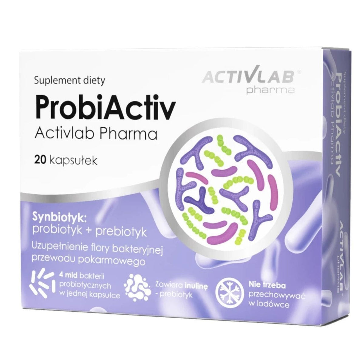 Activ Lab Activlab Pharma ProbiActiv Synbiotic - 20 Capsules – Medpak