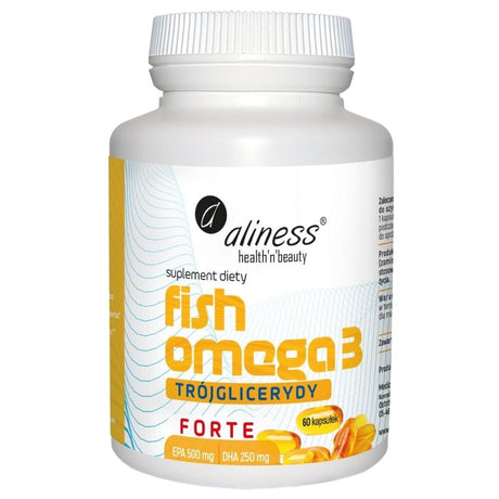 Aliness Fish Omega 3 Forte Triglycerides 500/250 mg - 60 capsules