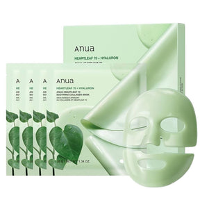 Anua Heartleaf 70 Soothing Collagen Mask - 4 Pieces