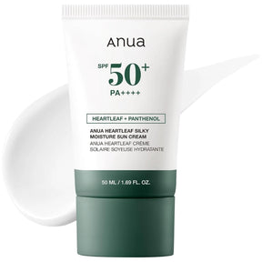 Anua Heartleaf Silky Moisture Sunscreen SPF 50+ PA++++ - 50 ml