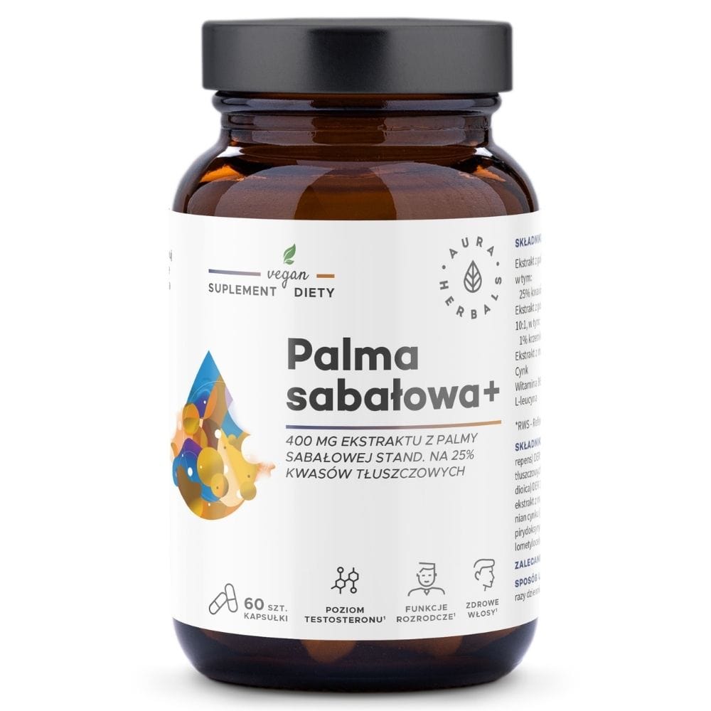 Aura Herbals Saw Palmetto 400 mg - 60 Capsules