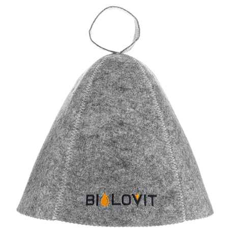 Bilovit Felt Sauna Cap, Grey - 1 Piece