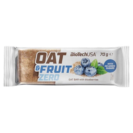BioTechUSA Oat&Fruit Zero, Oat and Blueberry Bar - 70 g