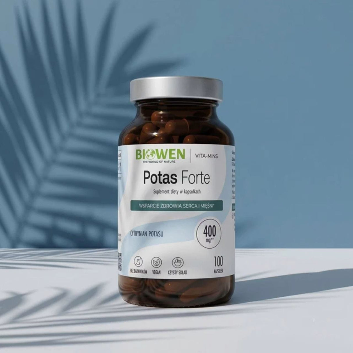 Biowen Potassium Forte, Potassium Citrate 1100 mg - 100 Capsules