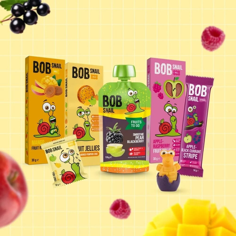 Bob Snail School Box, Snack Set + Accessories for Students