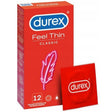 Durex Feel Thin Condoms Regular Fit - 12 Pieces