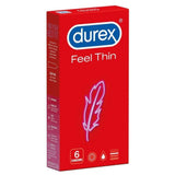 Durex Feel Ultra Thin Condoms - 6 Condoms