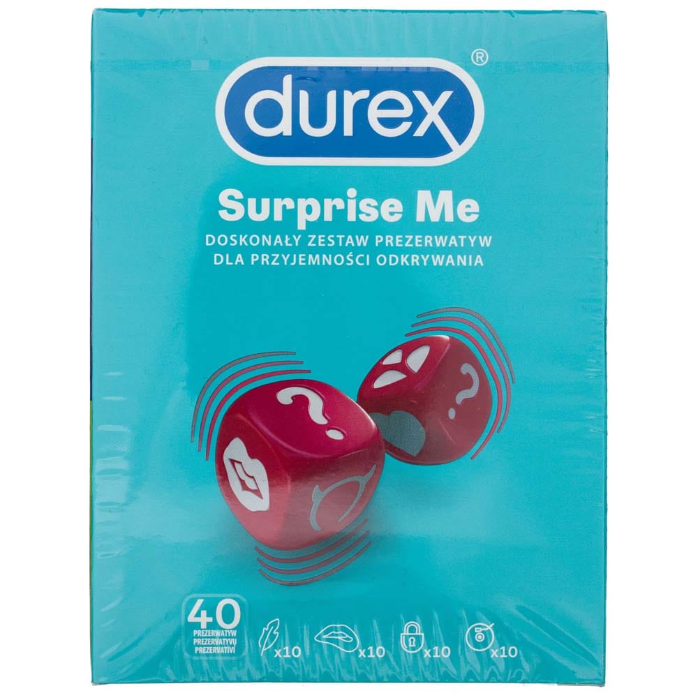 Durex Surprise Me Condom Set - 40 pieces – Medpak