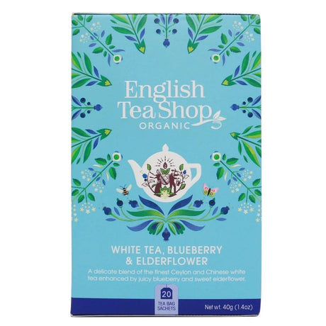 English Tea Shop White Tea with Wild Lilac and Blueberry  – 20 Sachets