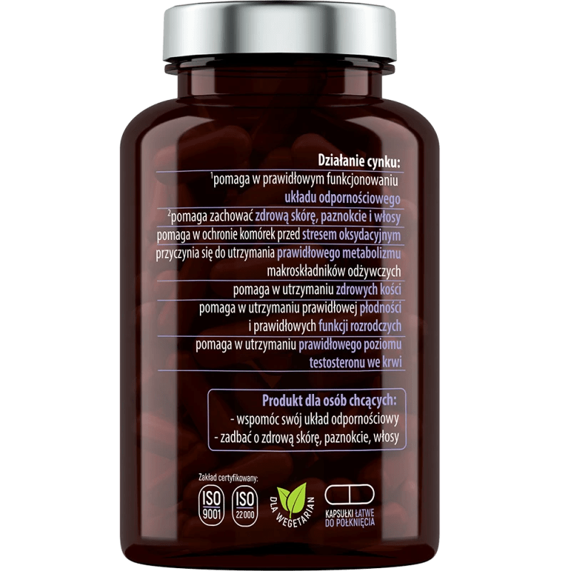 Essensey Organic Zinc - 120 Capsules