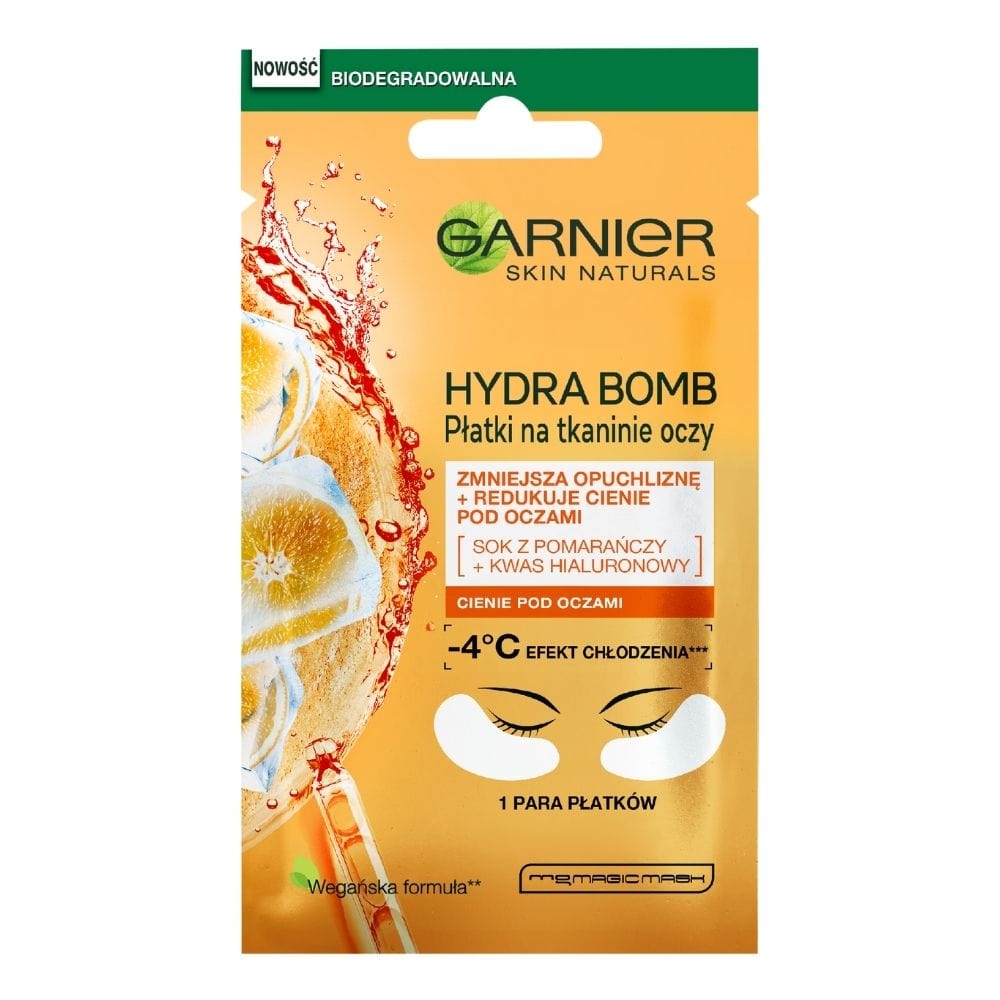 Garnier Skin Naturals Eye Patches with Orange Juice - 2 Pieces