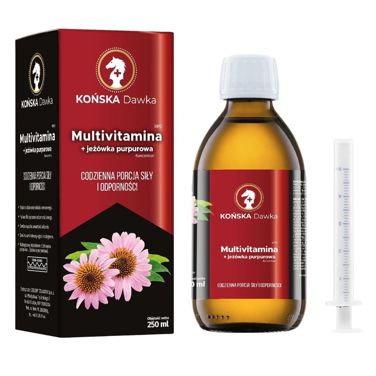 Końska Dawka Multivitamin + Echinacea - 125 ml