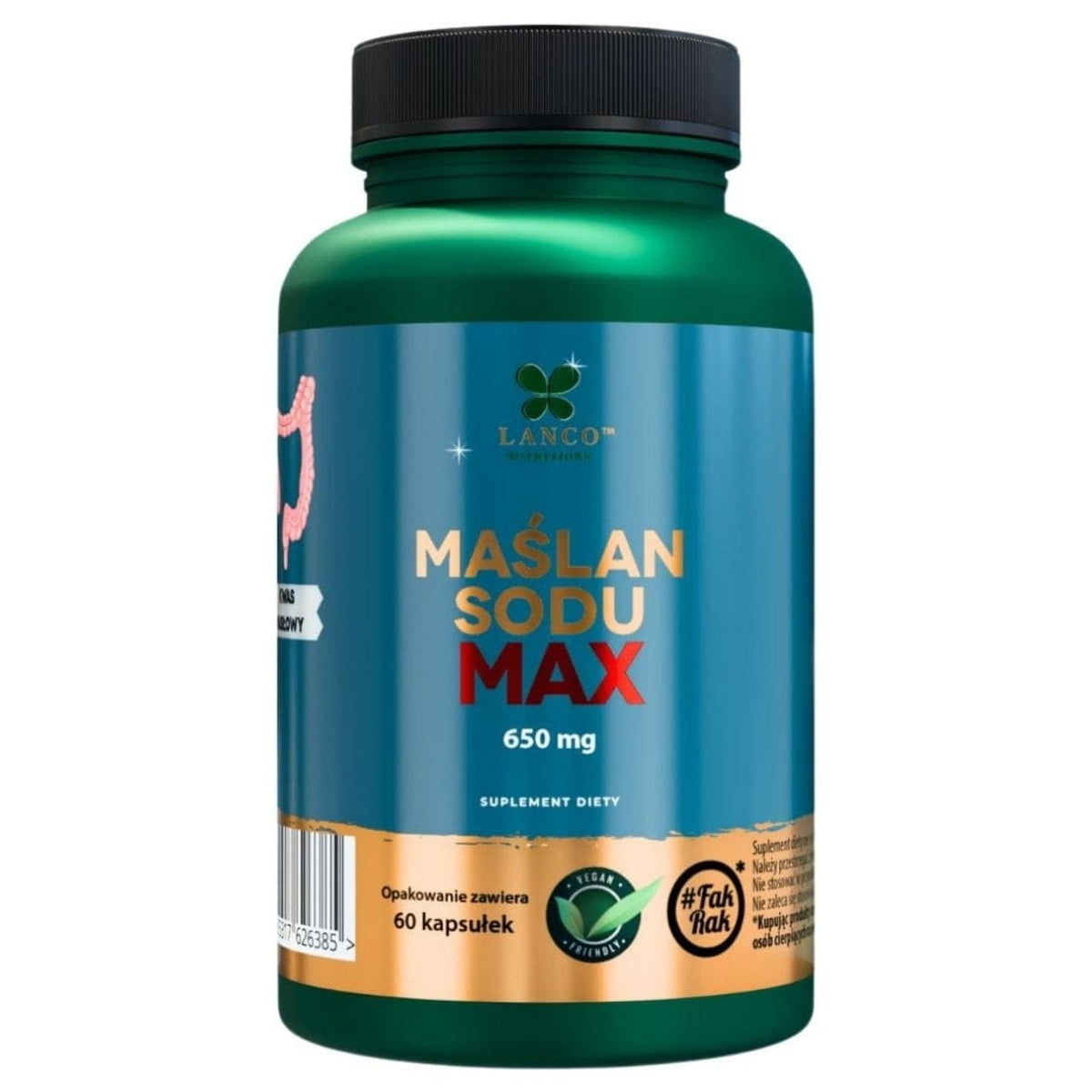 Lanco Lanco Nutritions Sodium Butyrate Max - 60 Capsules – Medpak
