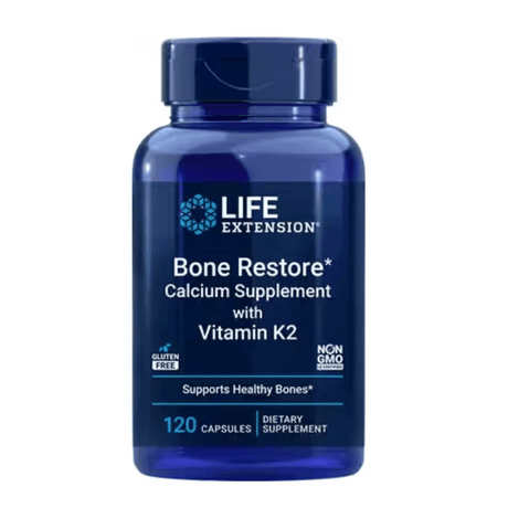 Life Extension Bone Restore with Vitamin K2 - 60 Tablets