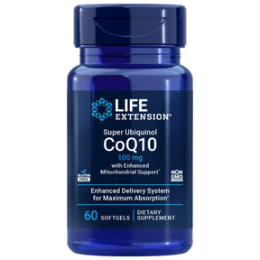 Life Extension Super Ubiquinol CoQ10 100 mg - 60 Capsules