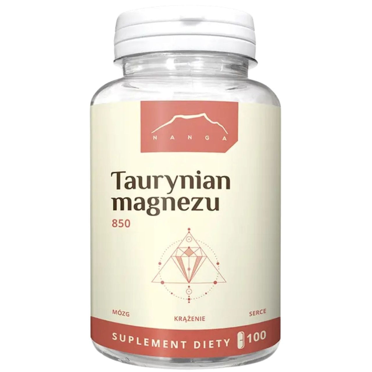 Nanga Magnesium Taurinate 850 mg - 100 Capsules – Medpak