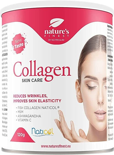 Nature's Finest Collagen Skin Care Powder, Strawberry - 120 g