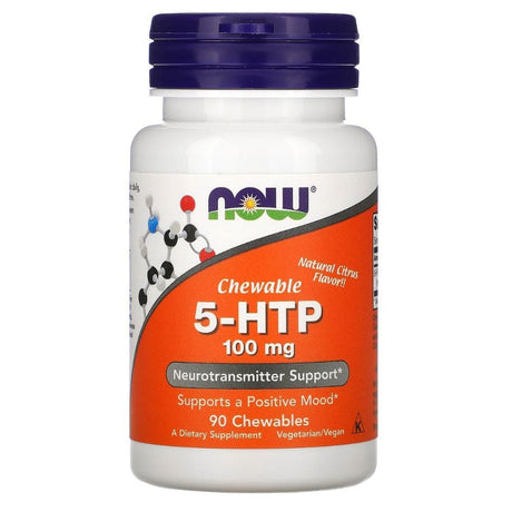 Now Foods 5-HTP 100 mg - 90 Chewables