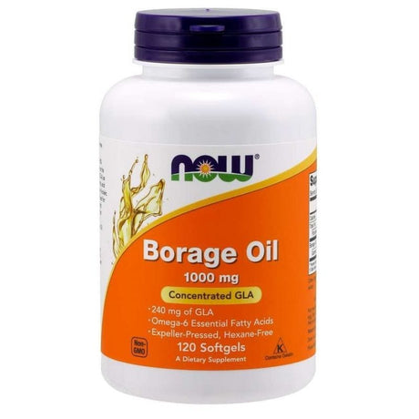 Now Foods Borage Oil 1000 mg - 120 Softgels